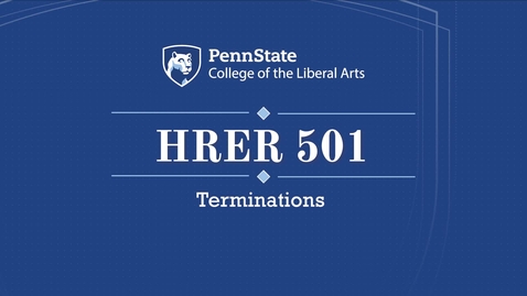 Thumbnail for entry HRER 501_L13_Terminations