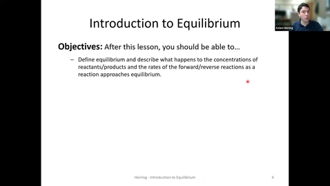 Thumbnail for entry CHEM 130 - Introduction to Equilibrium
