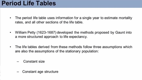 Thumbnail for SOC573_L08_Period_and_Cohort_Life_Tables