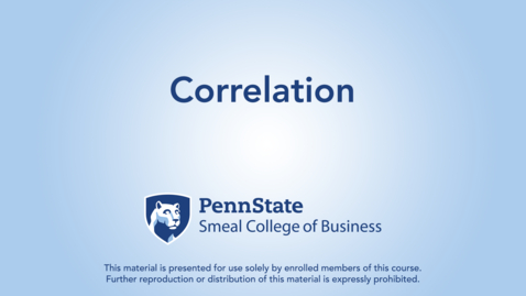 Thumbnail for Correlation