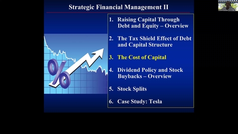 Thumbnail for FIN301: S10 - The Cost of Capital