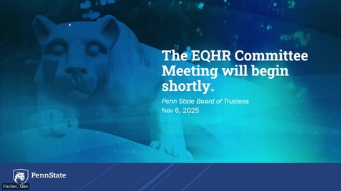 Thumbnail for Equity and Human Resources Committee