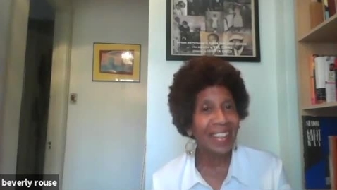Thumbnail for Beverly Rouse oral history interview and transcript, 2020 September 7