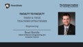Go to Faculty to Faculty: Tried & True Teaching Strategies [Electrical Engineering] with duration: 4 minutes, 27 seconds