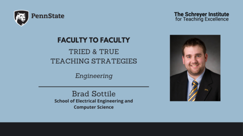 Thumbnail for entry Faculty to Faculty: Tried &amp; True Teaching Strategies [Electrical Engineering]