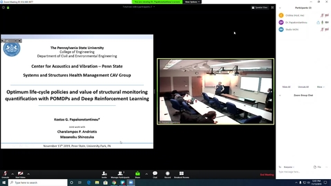 Thumbnail for CAV - Dr. Papakonstantinou - Systems and Structures Health Management Group