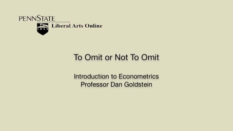 Thumbnail for ECON306_L09_To_Omit_Not_Omit
