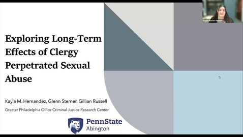 Thumbnail for Long-term Impacts of Clergy Perpetuated Child Sexual Abuse on Victims