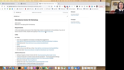 Thumbnail for 2021 FEB 26 Version control with Git and GitHub
