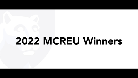 Thumbnail for MCREU 2022 Winners