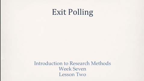 Thumbnail for PLSC308_L07_2_Exit_Polling