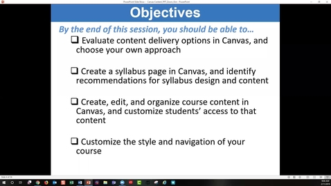 Thumbnail for Canvas: Creating and Delivering Effective Content
