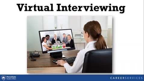 Thumbnail for entry Acing Your Virtual Interview