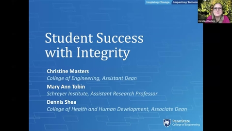 Thumbnail for Student Success with Integrity