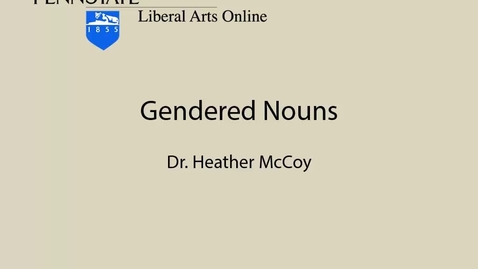 Thumbnail for FR001_L01_Gendered_Nouns