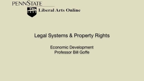 Thumbnail for ECON471_L11_Legal_Systems_and_Property_Rights