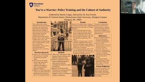 Thumbnail for You’re a Warrior: Police Training and the Culture of Authority