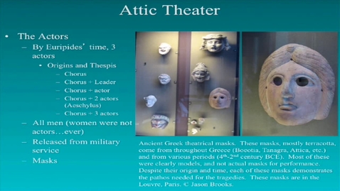 Thumbnail for CAMS025_L15_Video_03_Attic_Theatre_The_Actors