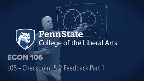 Thumbnail for ECON 106 L05 – Checkpoint 5.2 Feedback Part 1