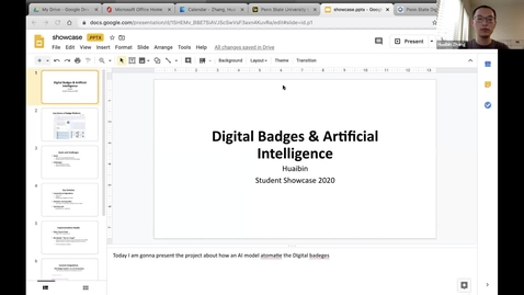 Thumbnail for Huaibin Zhang - Student Employee Showcase Presentation