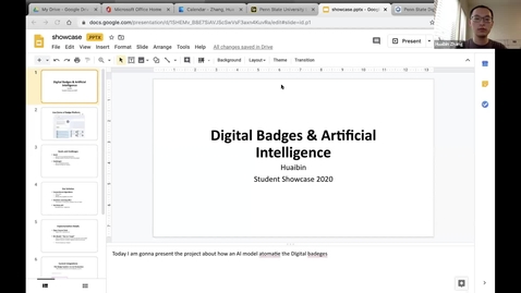 Thumbnail for entry Huaibin Zhang - Student Employee Showcase Presentation