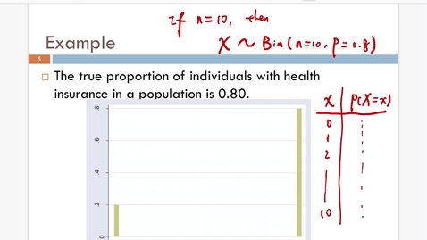 Thumbnail for entry Lesson 8.1. Inference for 1 Proportion c