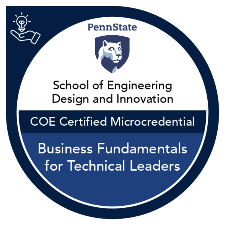 Business Fundamentals for Technical Leaders badge