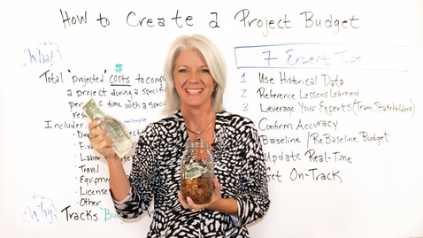 Thumbnail for entry How to Create a Project Budget - Project Management Training