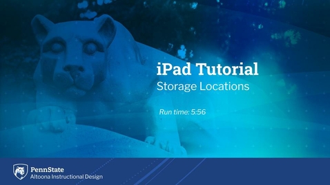 Thumbnail for Storage locations