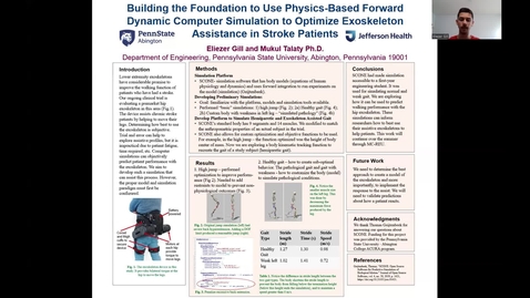 Thumbnail for Using Physics-Based Forward Dynamic Computer Simulation to Optimize Exoskeleton Assistance in Stroke Patients