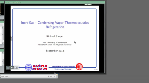 Thumbnail for Richard Raspet 9/13/2013 =&gt; Propagation &amp; Radiation