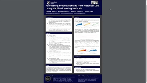 Thumbnail for entry Forecasting Product Demand from Historical Data Using Machine Learning Methods