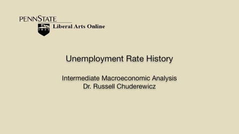 Thumbnail for ECON304_L01_Unemployment_Rate_History