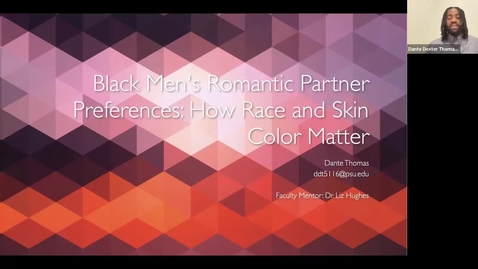 Thumbnail for entry Black Men's Romantic Partner Preferences: Exploring How Race and Color Matter