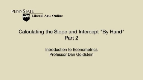 Thumbnail for ECON306_L03_Calculating_Slope_Intercept_by_hand_part3