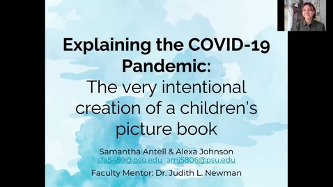 Thumbnail for entry Explaining the COVID-19 Pandemic The very intentional creation of a children’s picture book