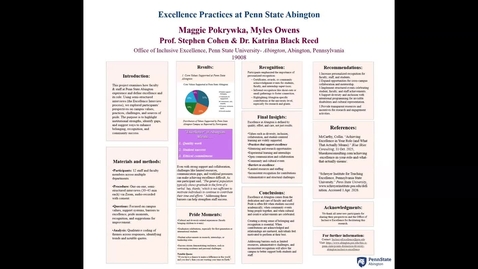 Thumbnail for What Does Excellence Mean? Exploring Inclusive Excellence at Penn State Abington