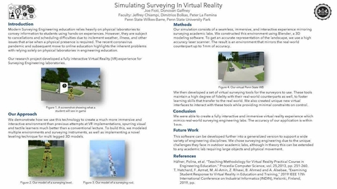 Thumbnail for Simulating Surveying In Virtual Reality