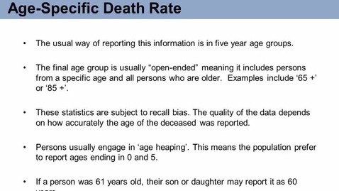 Thumbnail for SOC573_L06_Age_Specific_Death_Rate
