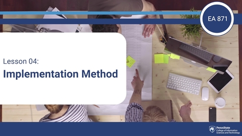 Thumbnail for L04a:  Implementation Method  (EA 871)