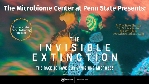 Thumbnail for entry Expert Human Microbiome Scientist Q&amp;A | The Invisible Extinction Film Screening Event