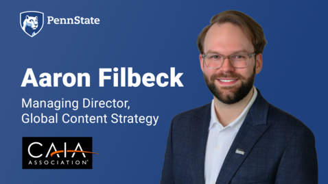 Thumbnail for Alternative Investments - Aaron Filbeck (CAIA Association)