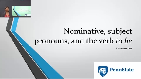 Thumbnail for GER001_Nominative_Subject_Pronouns_and_Verb_to_be