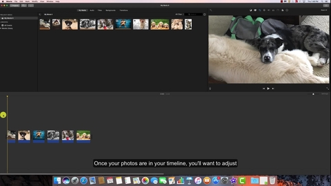 Thumbnail for Cropping Photos in iMovie