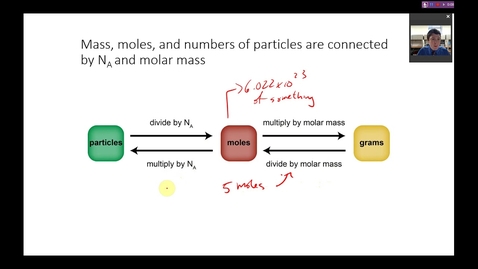 Thumbnail for entry CHEM 110 - Chapter 1.2-3 Avogadro's Number, Ions and Molecules