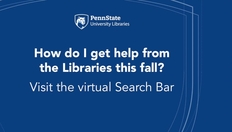 Go to University Libraries Search Bar with duration: 47 seconds