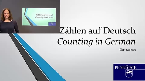 Thumbnail for GER001_Counting_in_German