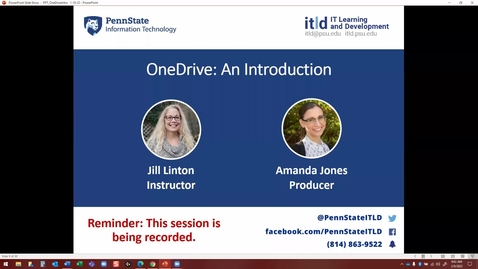 Thumbnail for OneDrive: An Introduction