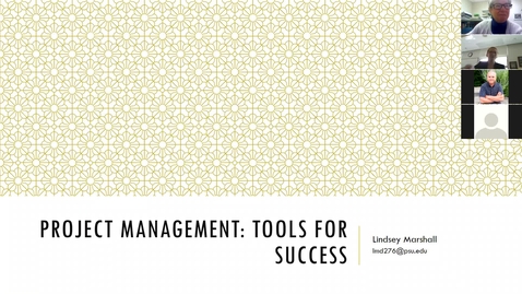 Thumbnail for Project Management Session 01-29-18.mp4