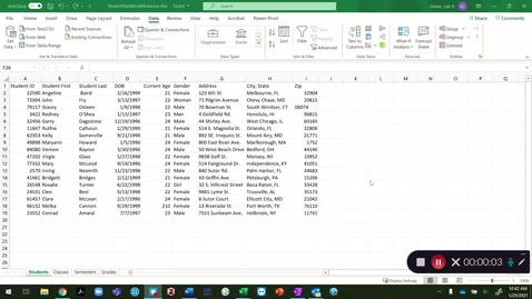 Thumbnail for Lesson 2 Excel Review Tutorial